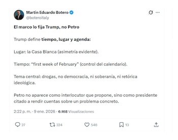 El académico Martín Eduardo Botero