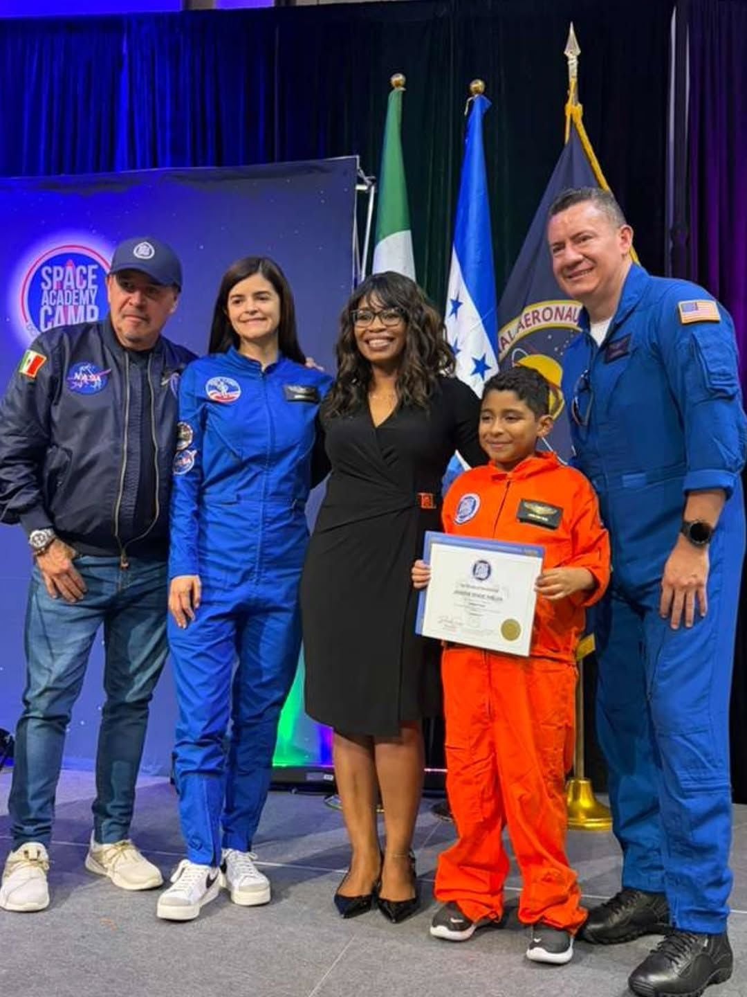 André Enoc Mejía Romero fue el primer representante de Honduras en integrarse al NASA Space Academy Camp 2026.