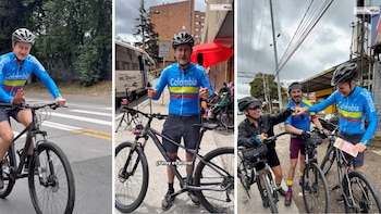 Embajador de Reino Unido en Colombia cumplió uno de los retos que le faltaban antes de finalizar su gestión en Bogotá: subió a Patios en bicicleta