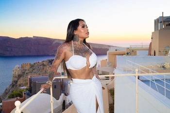 Karina Torres en un viaje