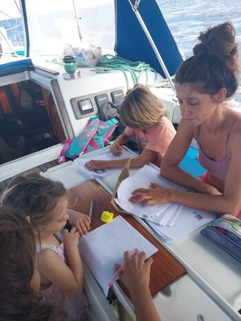 En plena jornada de tareas