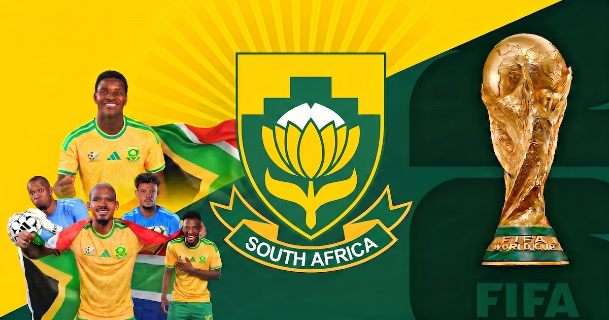 Esta es la lista de 26 jugadores de Sudáfrica que llegarán al Mundial 2026 para enfrentar a México en el partido inaugural