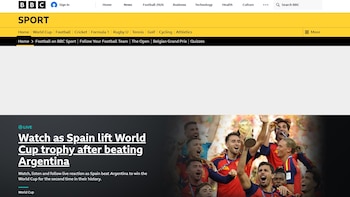La reacción del medio británico BBC