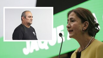 La candidata presidencial, Íngrid Betancourt