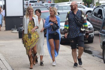 La modelo prepara varios proyectos