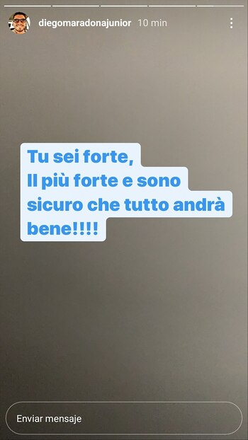 El mensaje de Diego Maradona