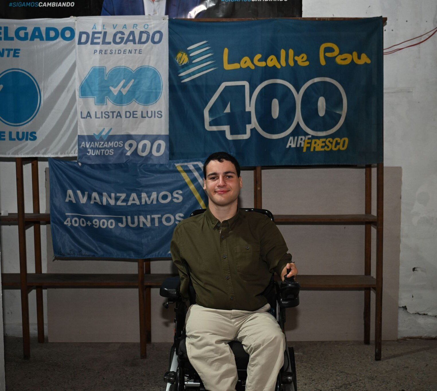 Agustín Cabrera, alcalde electo en Sauce (X Agustín Cabrera)