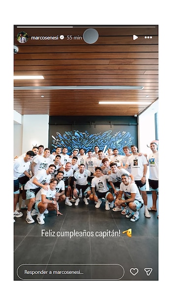 El regalo de los jugadores de la Selección a Lionel Messi
