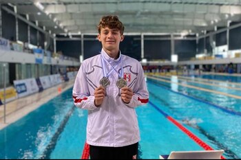 Gabriel Mosto consiguió dos medallas