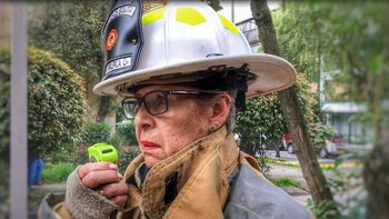 La teniente Myriam Malpica fue