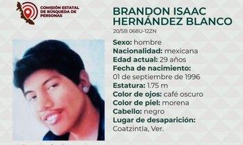 Brandon Isaac desapareció en 2012;