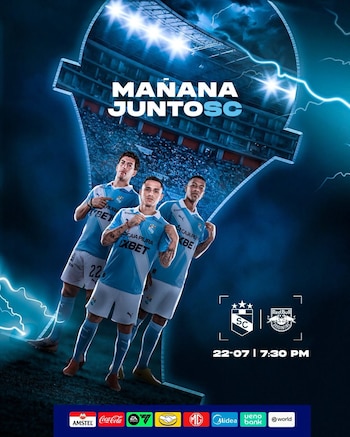 Horario del partido entre Sporting Cristal y Bragantino.