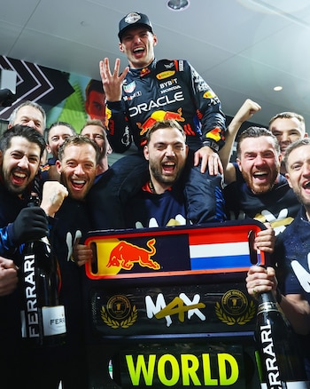 Verstappen compartió un mensaje en