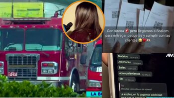 Joven bombera, que fue denunciada