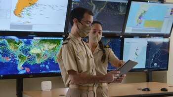 En el edificio Guardacostas de