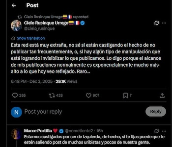 Cielo Rusinque también habló del