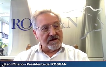 El presidente de Rosgan, Raúl