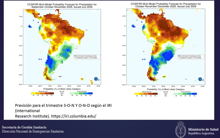 El calentamiento global acompaña el episodio actual de El Niño y puede potenciar sus efectos sobre lluvias, crecidas de ríos e inundaciones