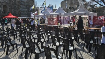 La instalación de la carpa
