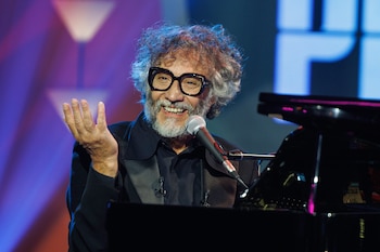 Fito Páez junto a Mario Pergolini en Otro Día Perdido