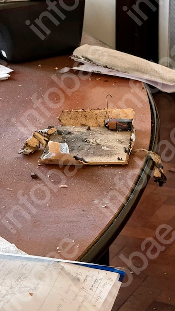 El paquete explosivo en primer