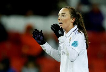 La jugadora del Real Madrid,