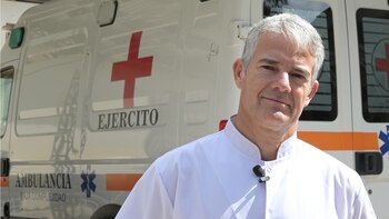 El teniente coronel médico Mauricio