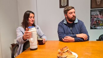 María Elena Acosta y Pablo