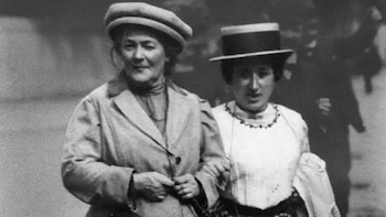 Clara Ketkin y Rosa Luxemburgo,