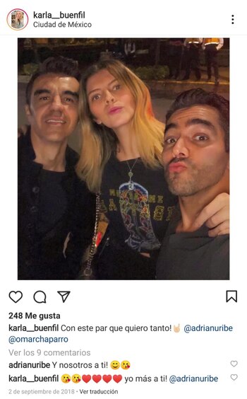 Entabló importantes amistades con famosos