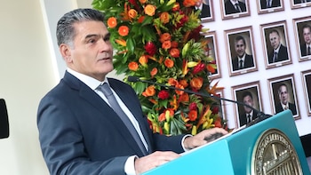Durante la apertura de la Galería de los Presidentes del Senado, Eljach afirmó que el Congreso representa la voluntad popular y constituye el espacio donde convergen las mayorías, las minorías y las distintas visiones del país - crédito Procuraduría General de la Nación