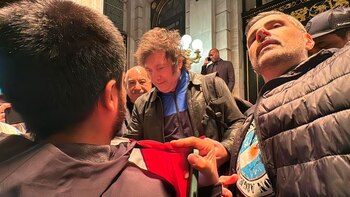 Luego del almuerzo con Clinton