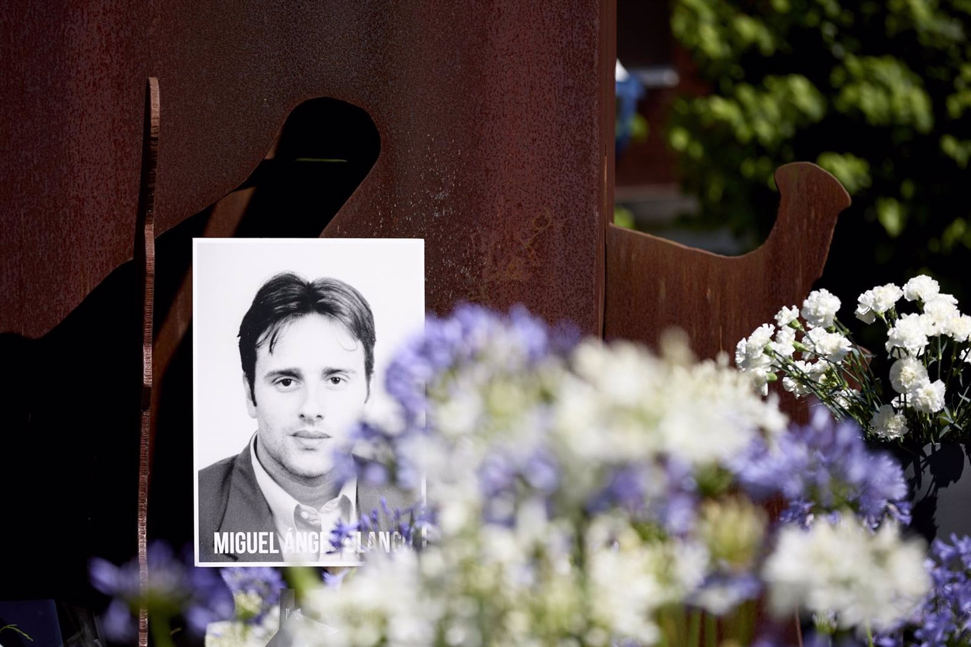 Una foto de Miguel Ángel Blanco, en el País Vasco. (Ion Alcoba - Europa Press)