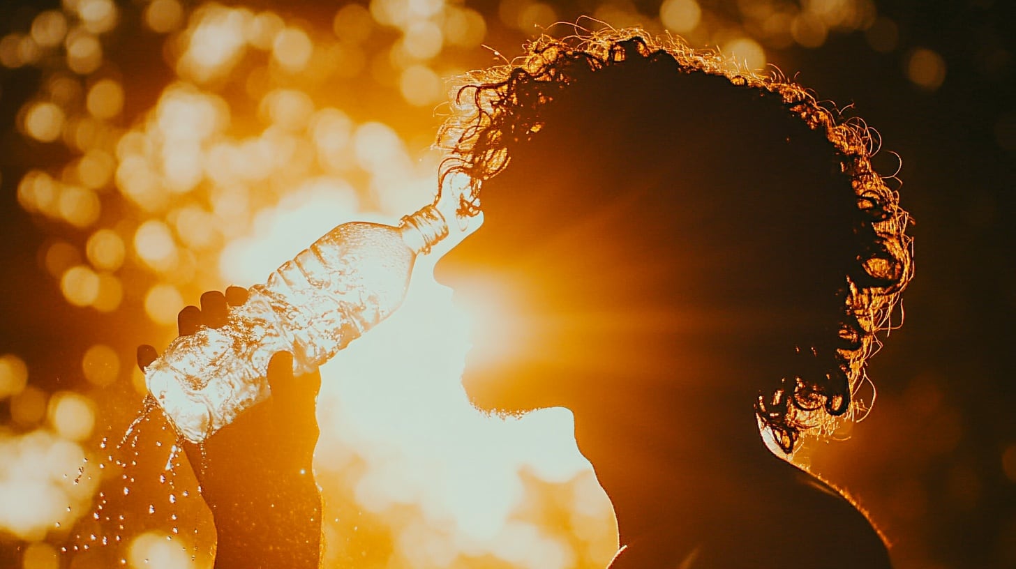 El SMN recomienda hidratarse bien (Imagen Ilustrativa Infobae)