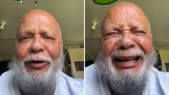 El hombre mostró que apenas