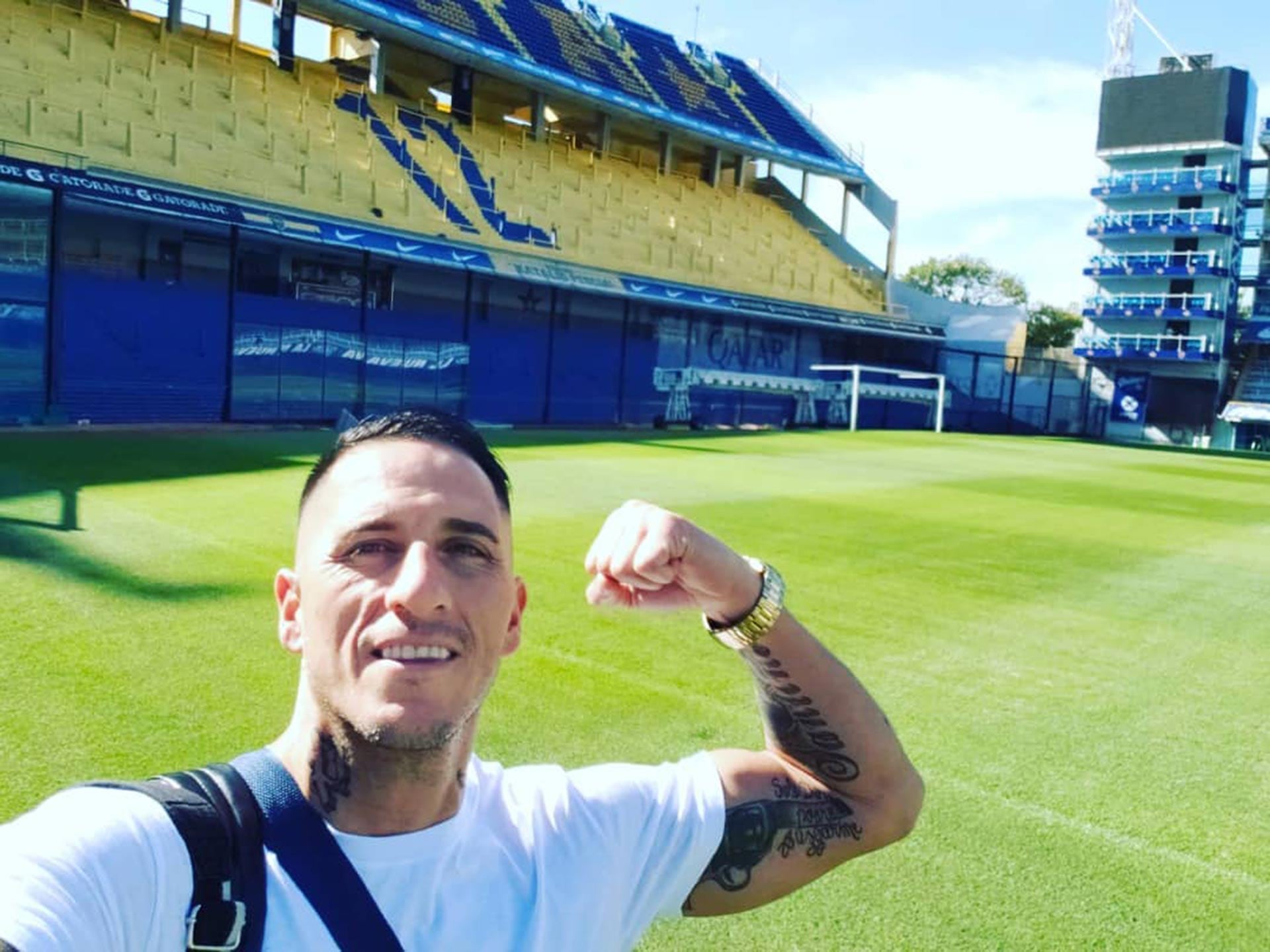 Pablo Migliore en La Bombonera (@pablo__migliore)