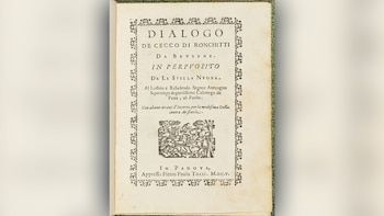 La primera publicación de Galileo