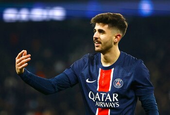 Beraldo, hoy en el PSG,
