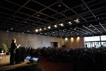 Javier Milei en La Rural