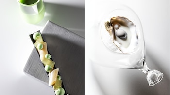 Platos del menú Il Milione,