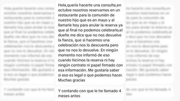 Mensaje enviado a Soy Camarero