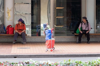 Distanciamiento social en una estación