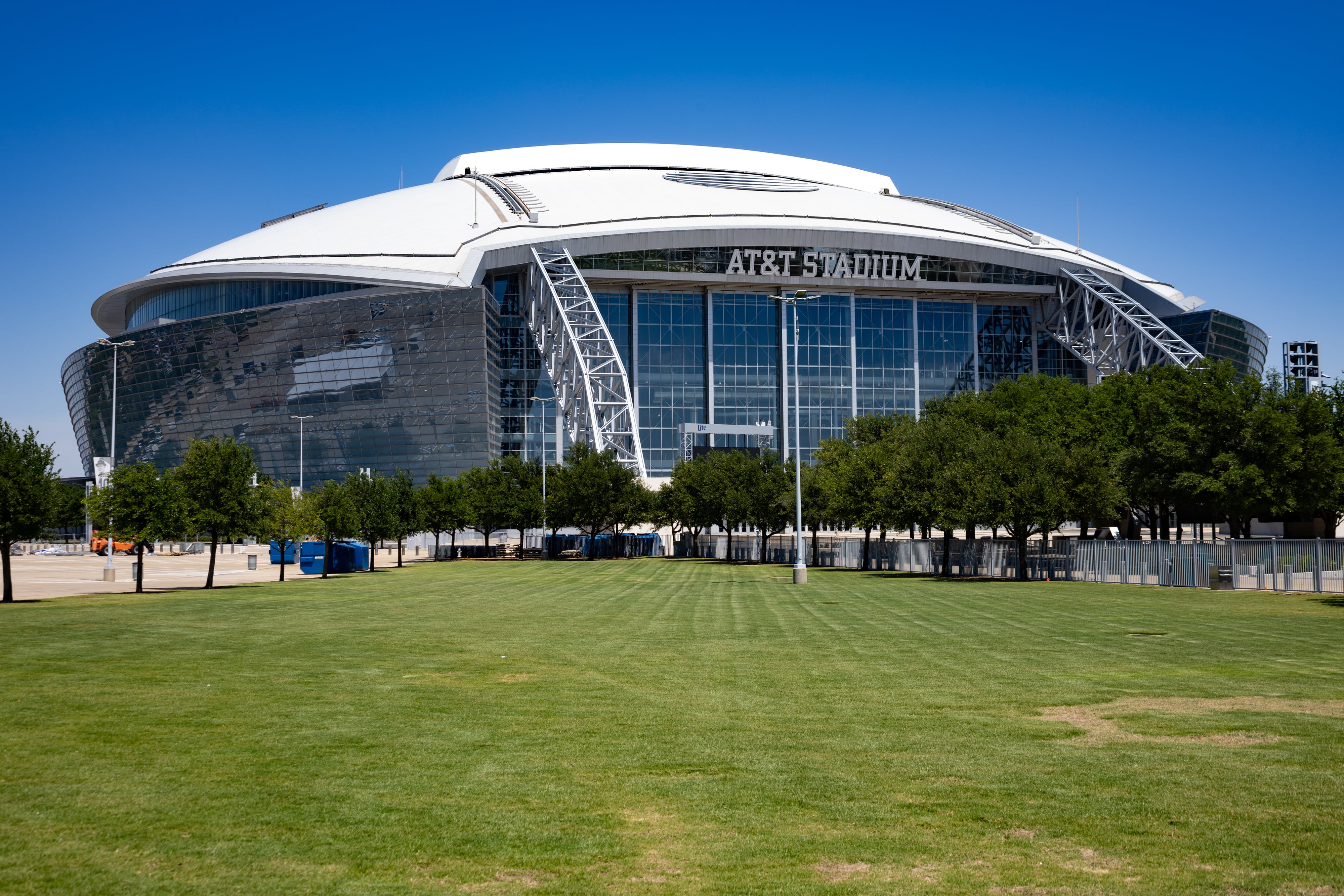 El estadio AT&T de Arlington albergará el partido de la Argentina contra Austria en el Mundial 2026. (EFE/Carlos Ramírez)