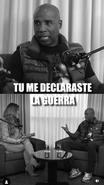 Cuto Guadalupe frente a frente a Yahaira Plasencia. (Instagram)