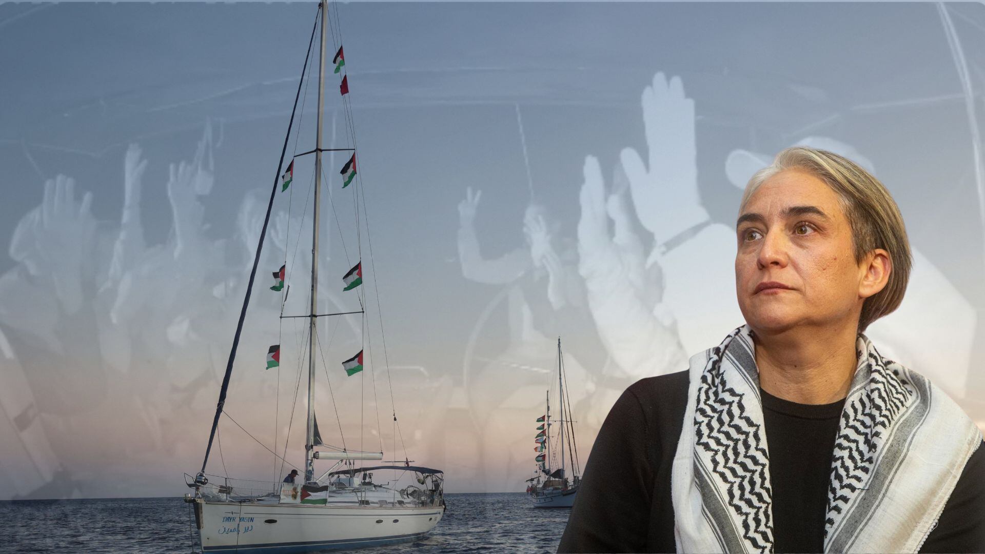 Ada Colau, exalcaldesa de Barcelona y activista nata. (Montaje Infobae)