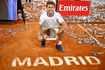 El noruego reconoce la presión extra de defender el título en Madrid 2026 y la importancia del torneo para mantener su posición en el ranking ATP (REUTERS/Juan Medina)