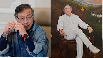 Gustavo Petro reveló el retrato oficial que será ubicado en la galería de presidentes de Colombia al concluir su mandato