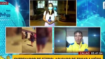 Callao: Treinador de futebol preso