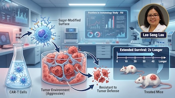Científica nicaragüense lidera en EE. UU. estudio de células azucaradas contra el cáncer