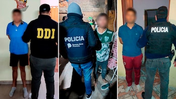 Los tres sospechosos detenidos